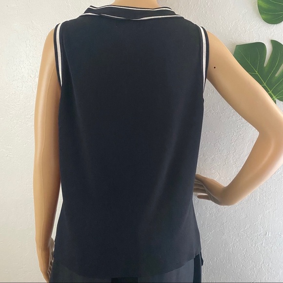 Kenar Black Tank with Button Top - Picture 3 of 5